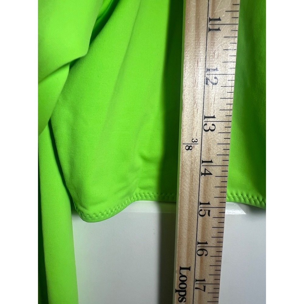 SKIMS Recycled Swim Long Sleeve Shrug in Neon Green, Women's Size 4X, NWT - Picture 13 of 16